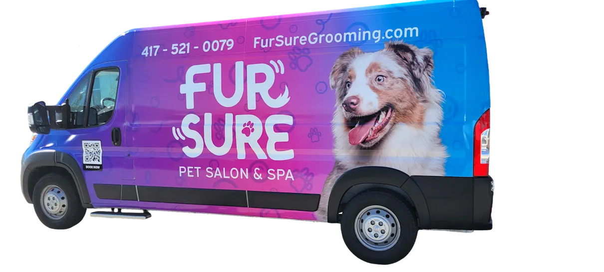 Fur Sure Grooming mobile van